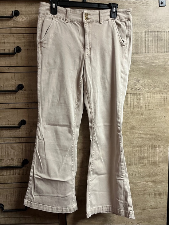 American Eagle Outfitters Denim - American Eagle Outfitters Light Beige Flare Jeans